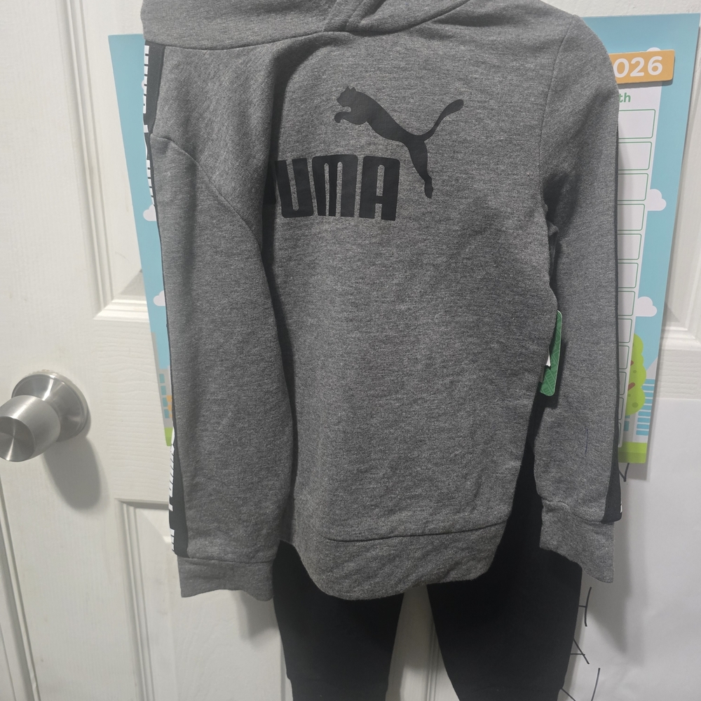 Puma Gray Kids Matching Set